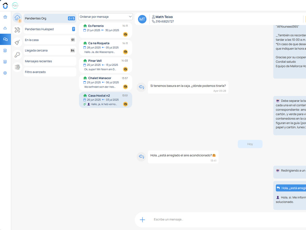 [Imagen de Dashboard de Comunicación Unificada]