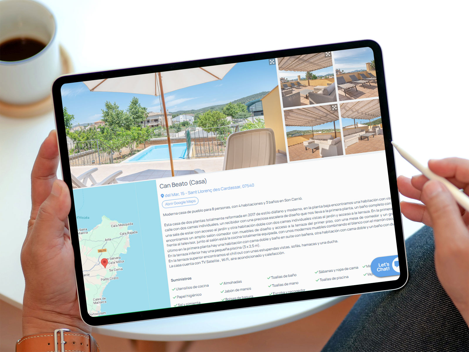 HomeBook en Tablet